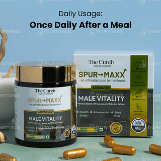 The Curens Spur Maxx Advanced Male Vitality Veg Capsule 60