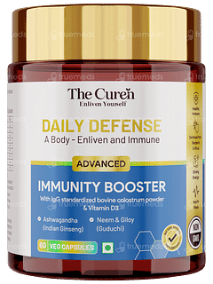 The Curen Daily Defence Advanced Immunity Booster Veg Capsule 60