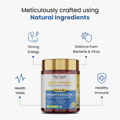 The Curen Daily Defence Advanced Immunity Booster Veg Capsule 60
