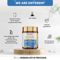 The Curen Daily Defence Advanced Immunity Booster Veg Capsule 60