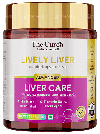 The Curen Lively Liver Advanced Veg Capsule 60