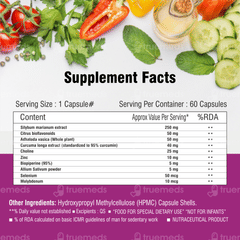 The Curen Lively Liver Advanced Liver Care Veg Capsule 60