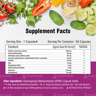The Curen Lively Liver Advanced Veg Capsule 60