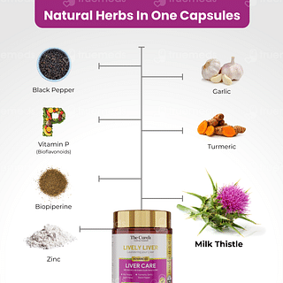 The Curen Lively Liver Advanced Veg Capsule 60