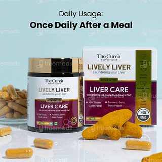 The Curen Lively Liver Advanced Veg Capsule 60