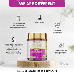 The Curen Lively Liver Advanced Liver Care Veg Capsule 60