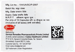 Terajet 500 Capsule 10 Terajet 500 Capsule 10