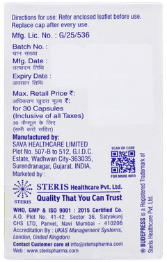 Budepress Plus Capsule 30