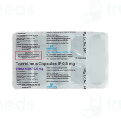 Vidatacro 0.5mg Capsule 10