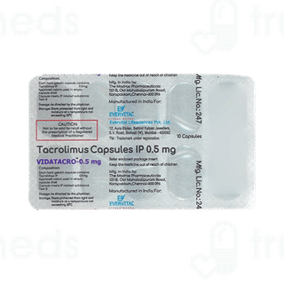 Vidatacro 0.5mg Capsule 10