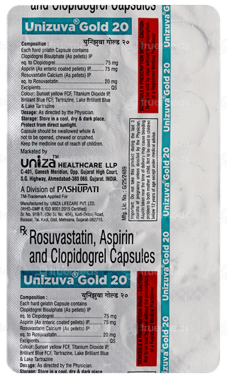 Unizuva Gold 20 Capsule 10