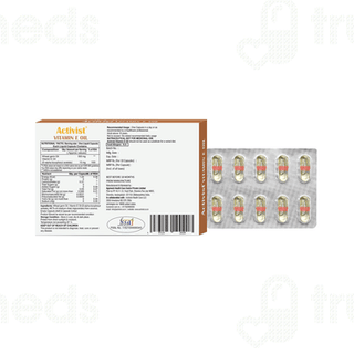 Activist Vitamin E 3 Pack Of 10 Capsule