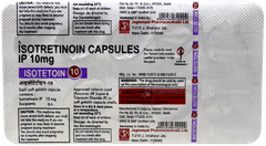 Isotetoin 10 Capsule 10 Isotetoin 10 Capsule 10