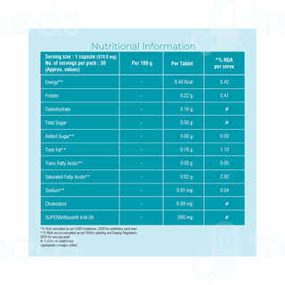 Healthyr U Antarctic Krill Oil Capsule 30