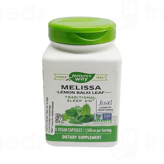 Natures Way Melissa Lemon Balm Leaf Vegan Capsule 100