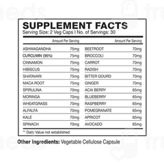 Prorganiq 24 In 1 Daily Superfoods Capsule 60