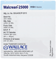Walcrean 25000 Capsule 10