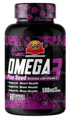 Sap Nutrition Omega 3 Flax Seed Capsule 60