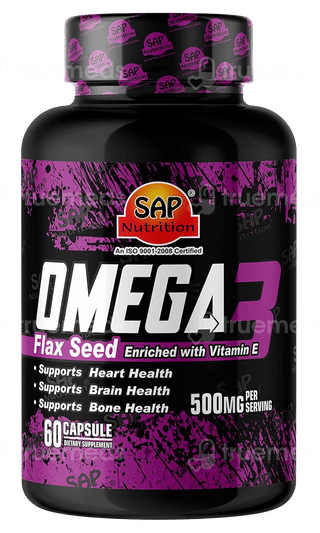 Sap Nutrition Omega 3 Flax Seed Capsule 60