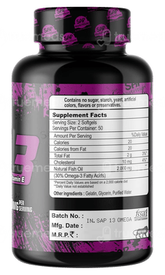 Sap Nutrition Omega 3 Flax Seed Capsule 60