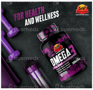 Sap Nutrition Omega 3 Flax Seed Capsule 60