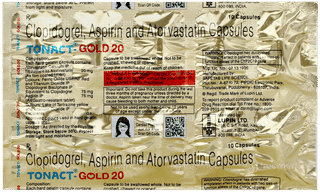 Tonact Gold 20 Capsule 10