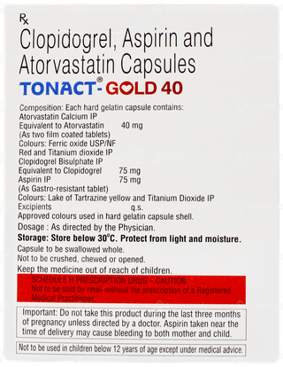 Tonact Gold 40 Capsule 10
