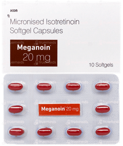 Meganoin 20mg Capsule 10