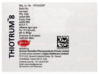 Thiotrum 8 Capsule 10