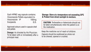 Itralent 100 Capsule 10