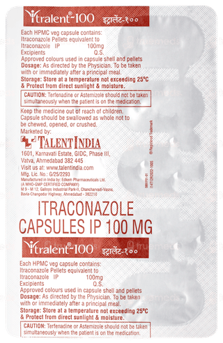 Itralent 100 Capsule 10