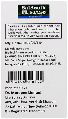 Salsooth Fl 50/250 Capsule 30