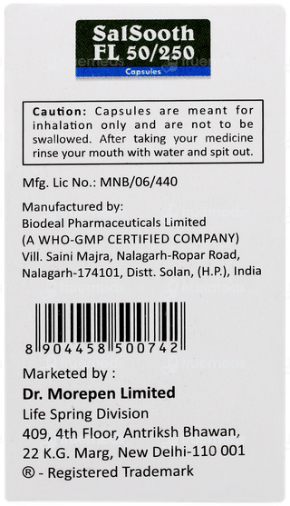 Salsooth Fl 50/250 Capsule 30
