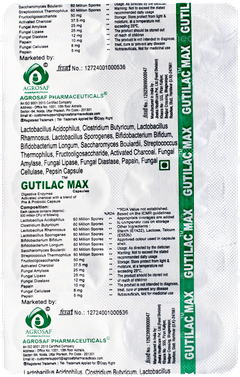 Gutilac Max Capsule 10