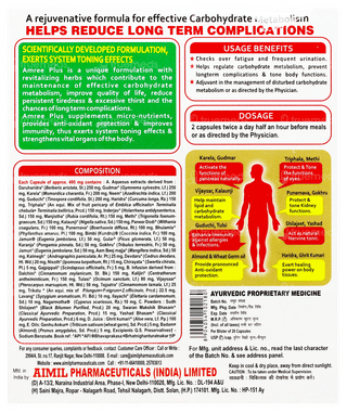 Aimil Amree Plus New Advanced Formula Capsule 20