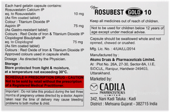 Rosubest Gold 10 New Capsule 10