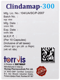 Clindamap 300 Capsule 10
