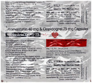 Atovastrin Cv 40/75 Capsule 15