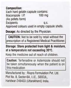 Itrovance 100 Capsule 10 Itrovance 100 Capsule 10