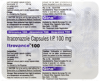 Itrovance 100 Capsule 10