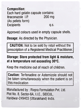 Itrovance 200 Capsule 10