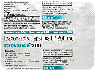 Itrovance 200 Capsule 10