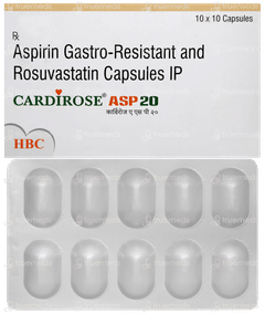 Cardirose Asp 20 Capsule 10