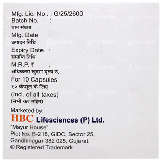 Cardirose Asp 20 Capsule 10