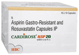 Cardirose Asp 20 Capsule 10