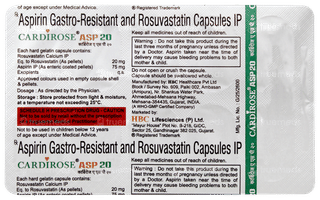 Cardirose Asp 20 Capsule 10
