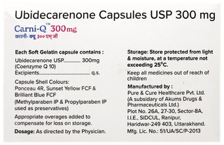 Carni Q 300mg Capsule 10