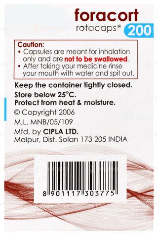 Foracort 200 Rotacaps 60