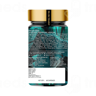 Kapiva Gym Foods Shilajit Gold Capsule 60