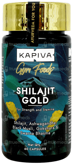 Kapiva Gym Foods Shilajit Gold Capsule 60 Kapiva Gym Foods Shilajit Gold Capsule 60